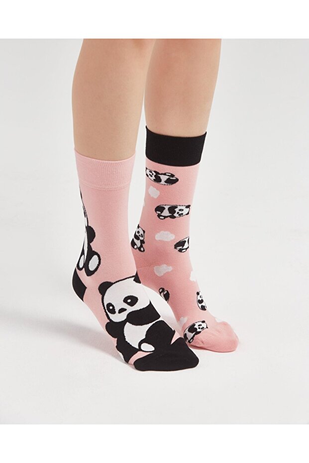 Cutie Panda Wife Different Socks