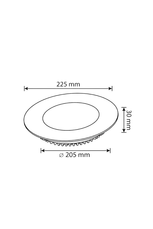 18W Sıva Altı Led Panel 3200K - 3