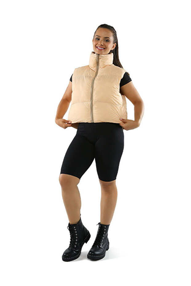 Women Reversible Vest Puffer Jacket
