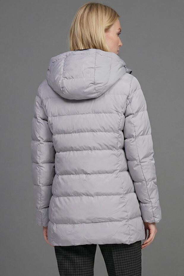 Uzun-Kapişonlu Mont - 5