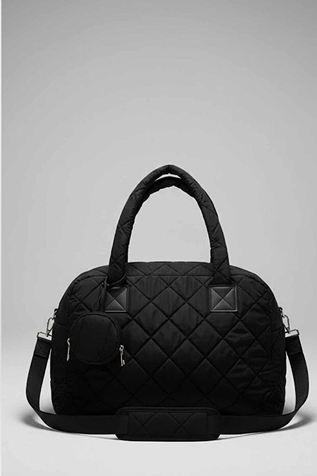Women's Quilted Hand and Shoulder Bag 40X30X14