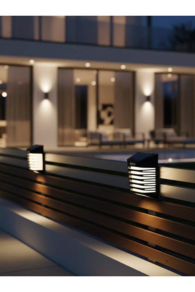 SOLAR LED ÇİT APLİK - 2