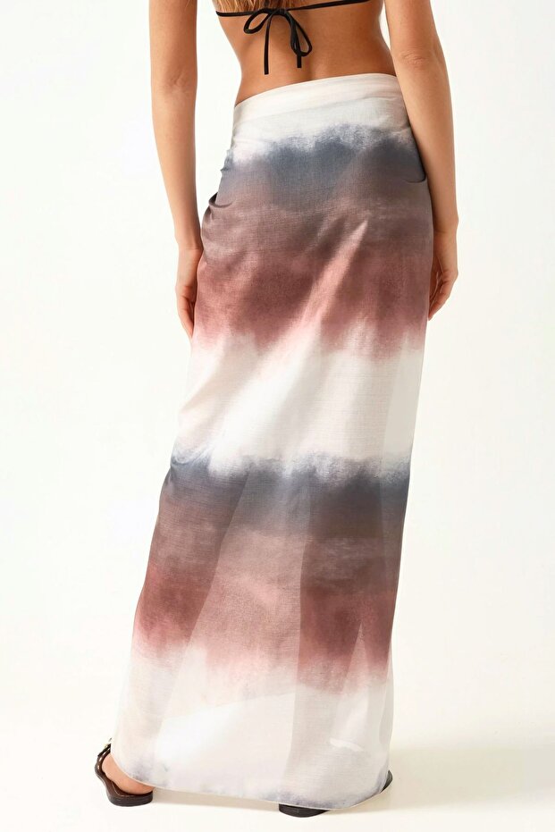 Desenli Maxi Pareo - 5