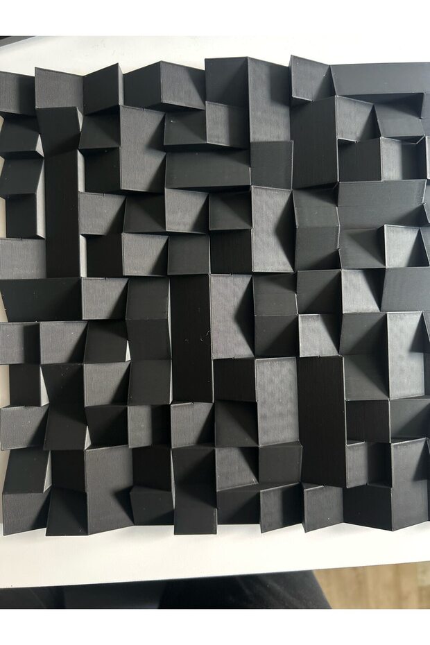 Akustik Ses Difüzörü – 3D Duvar Paneli - 3