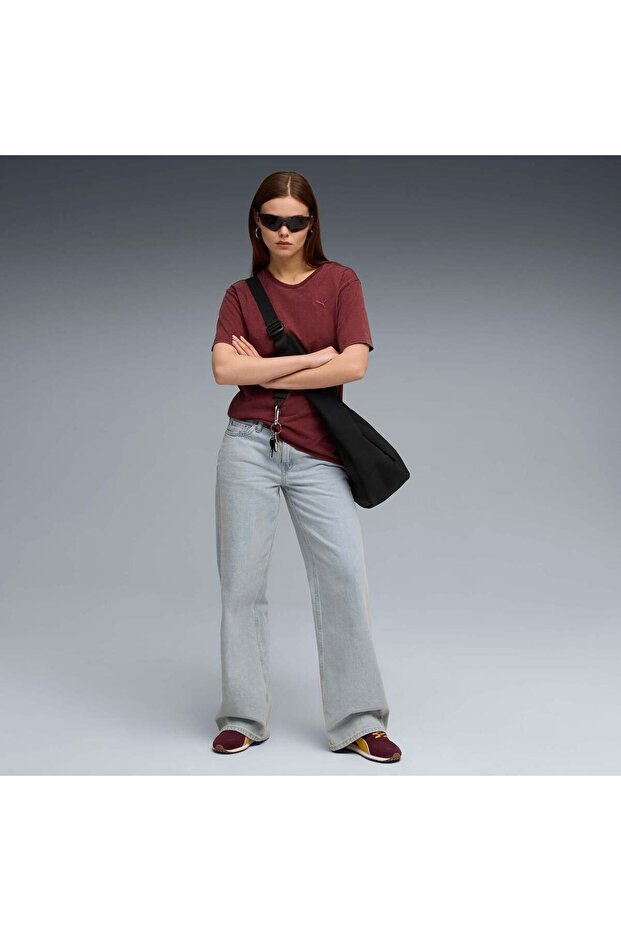 ESSENTIALS Elevated Kadın Geniş Kesim Tişört - 2