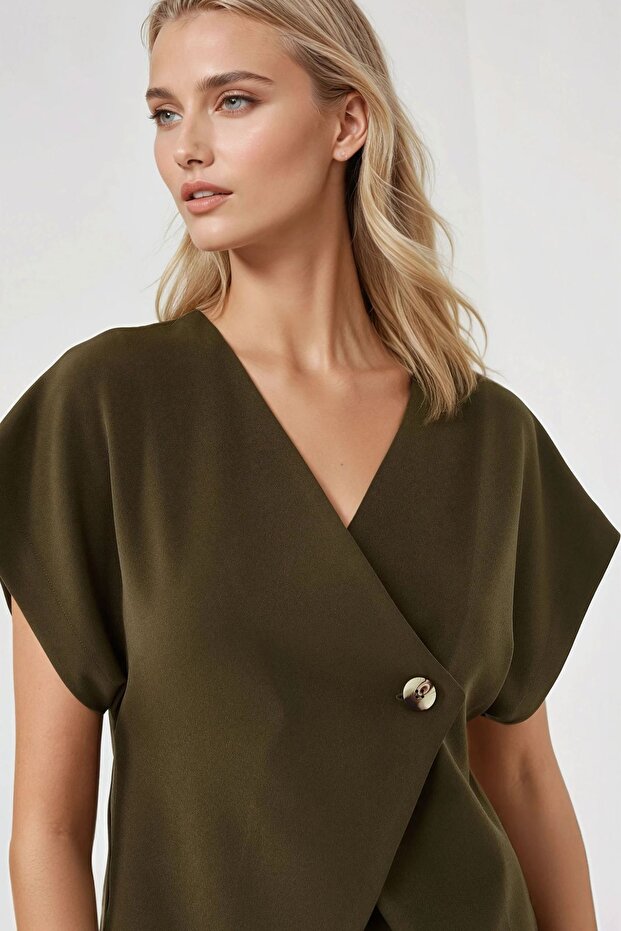 Fitted V Yaka Yelek - 5