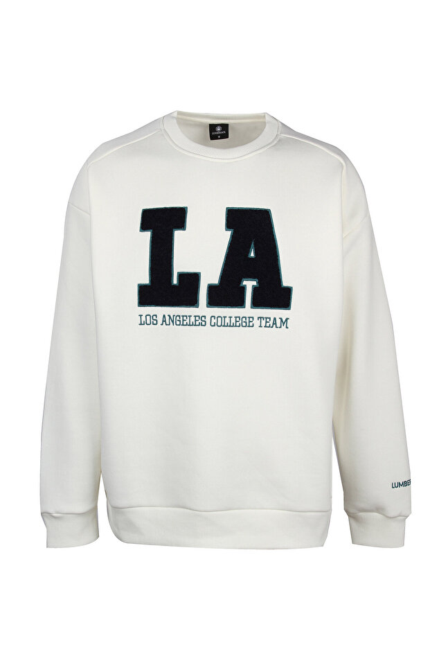 Ml Fran 16Id118 4Pr Ecru Men's Sweatshirt