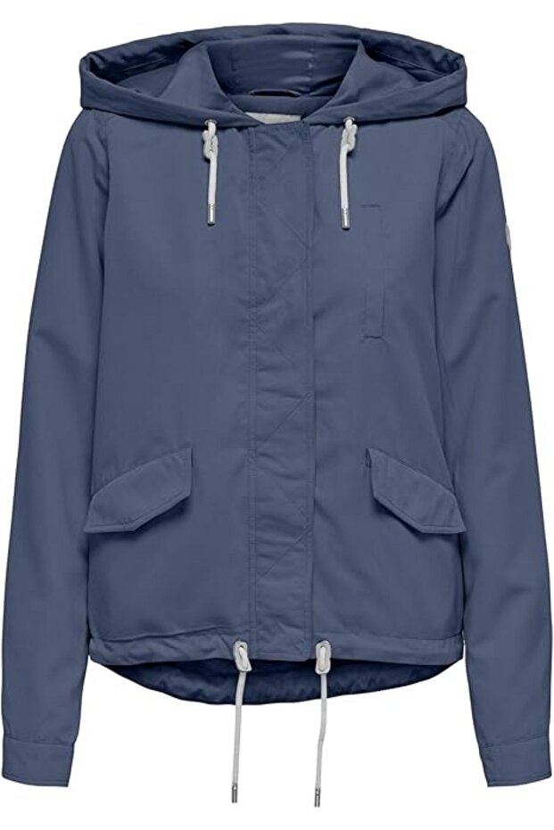 Vintage Indigo Women's / Girls' Onlskylar Hood Spring Jacket Cc Otw Model Code: (15218613Vintage in)