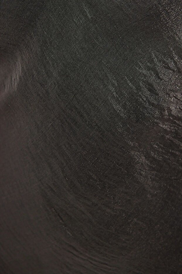 Satenden, Kolsuz, A-line Mini Elbise - 4