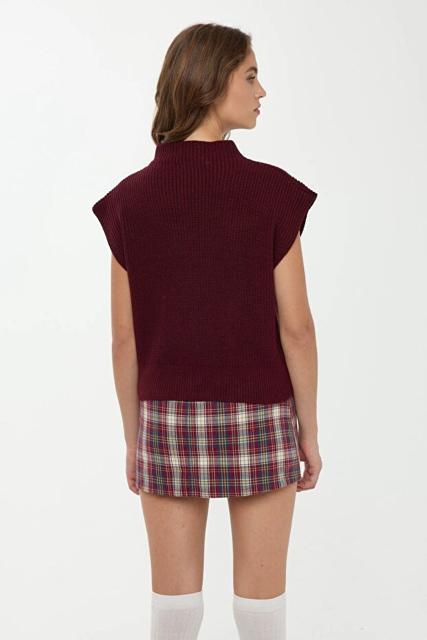 Yarım Yaka Örme Kazak - 4