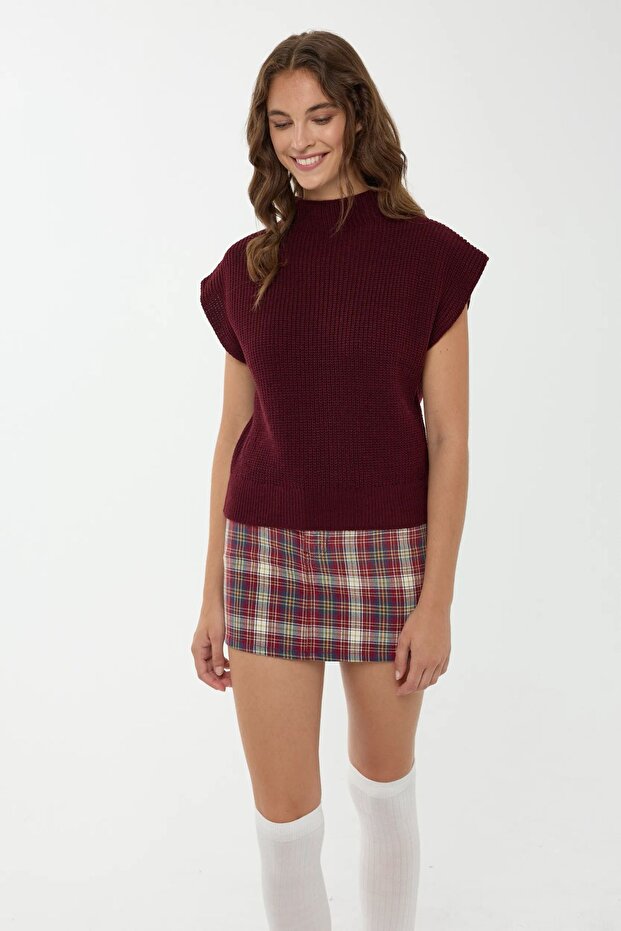 Yarım Yaka Örme Kazak - 3