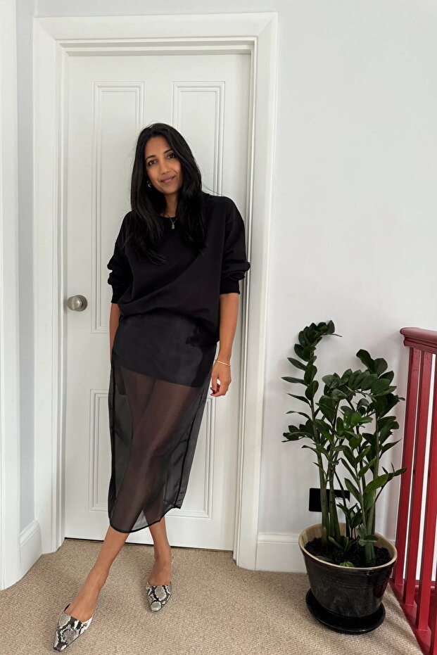 Siyah Sweatshirt - 5