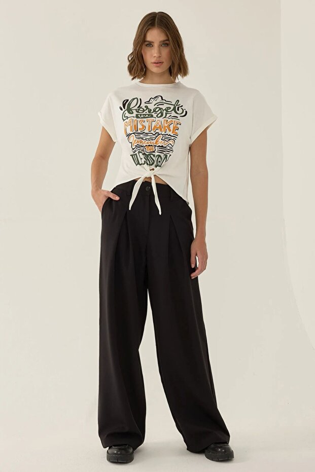 Baskılı Kısa Tişört - 5