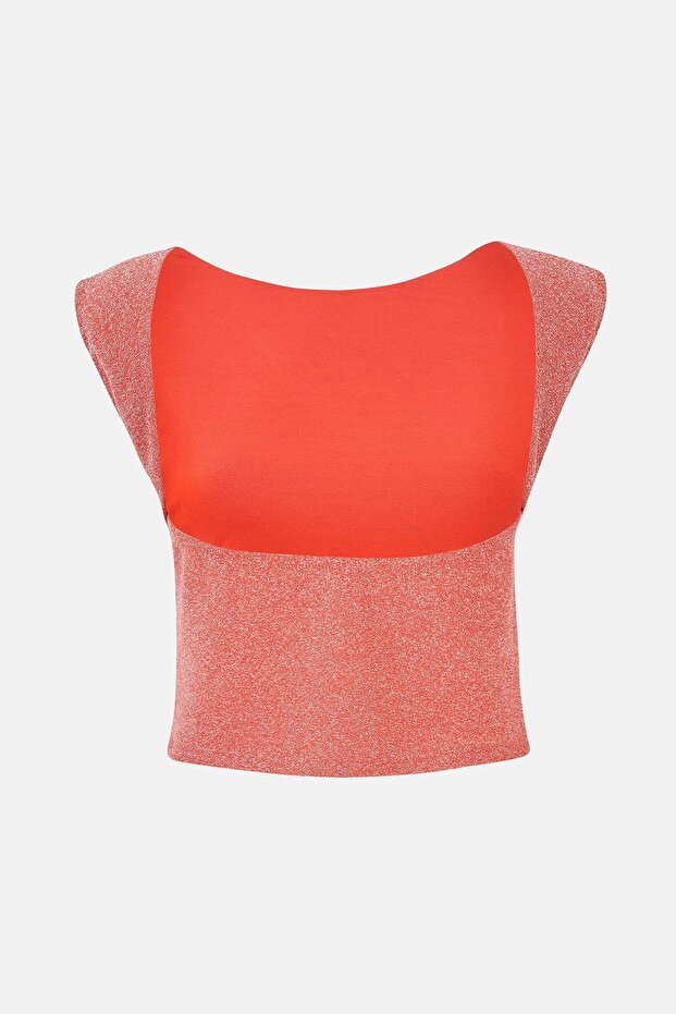 Lureks Sırt Dekolteli Bluz - 4