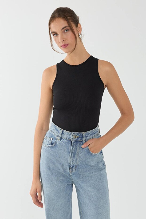 Basic Bisiklet Yaka Body - 6