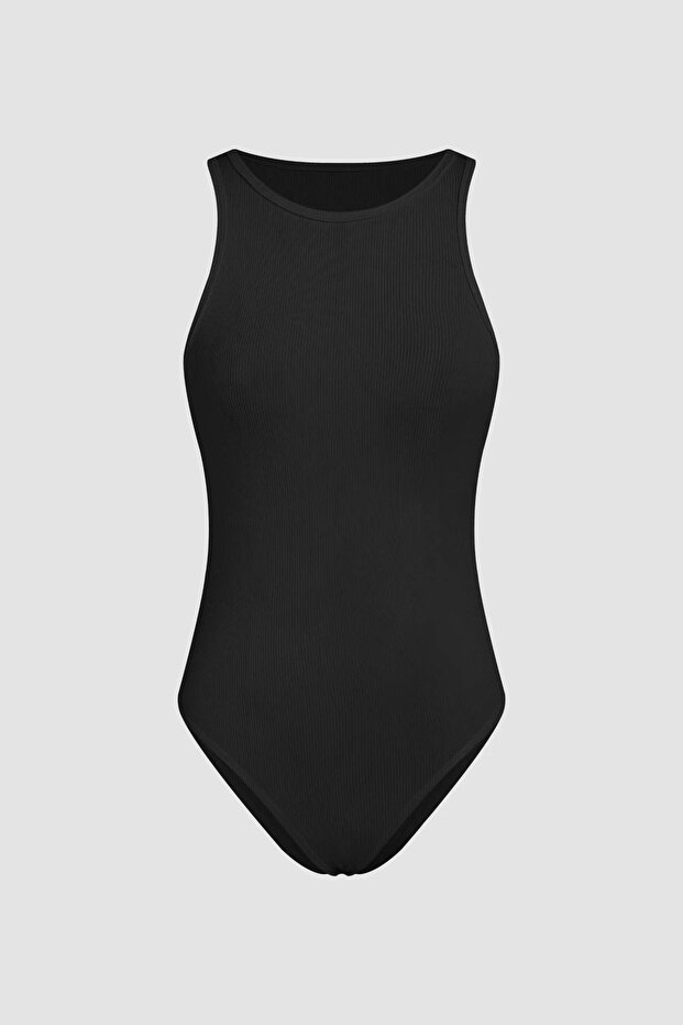 Basic Bisiklet Yaka Body - 1