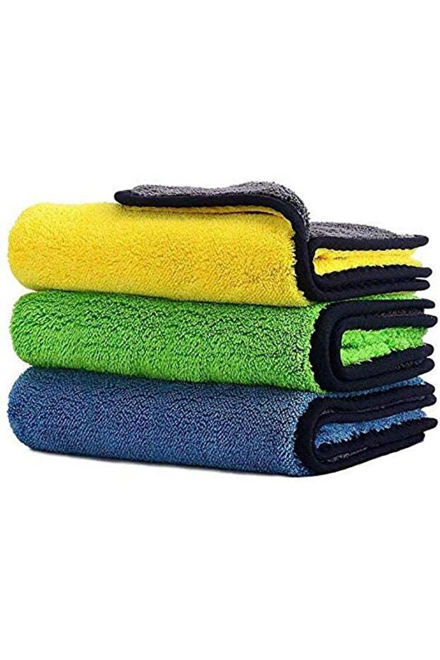 Pack Of 3 Car Drying Microfiber Towel