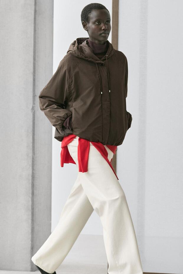 Dik yaka şişme ceket - 3