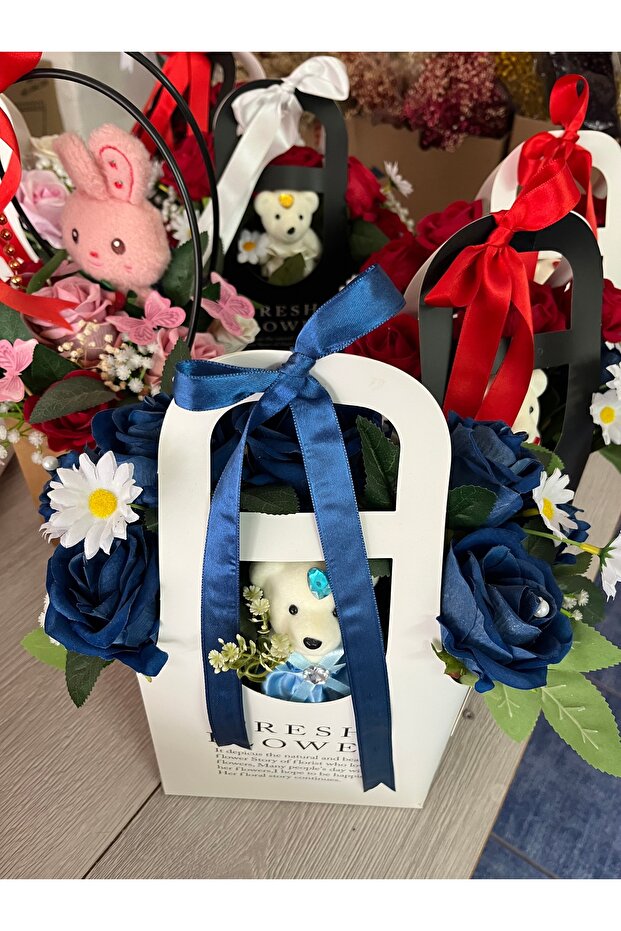 Çantalı Ayıcık Buketi - 2