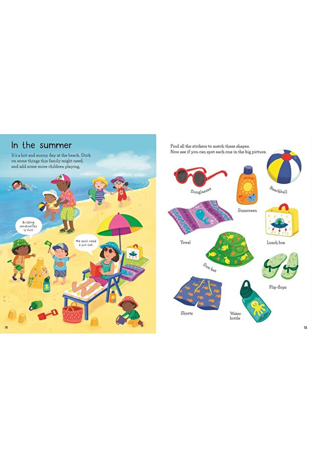 First Sticker Book Getting Dressed - 4