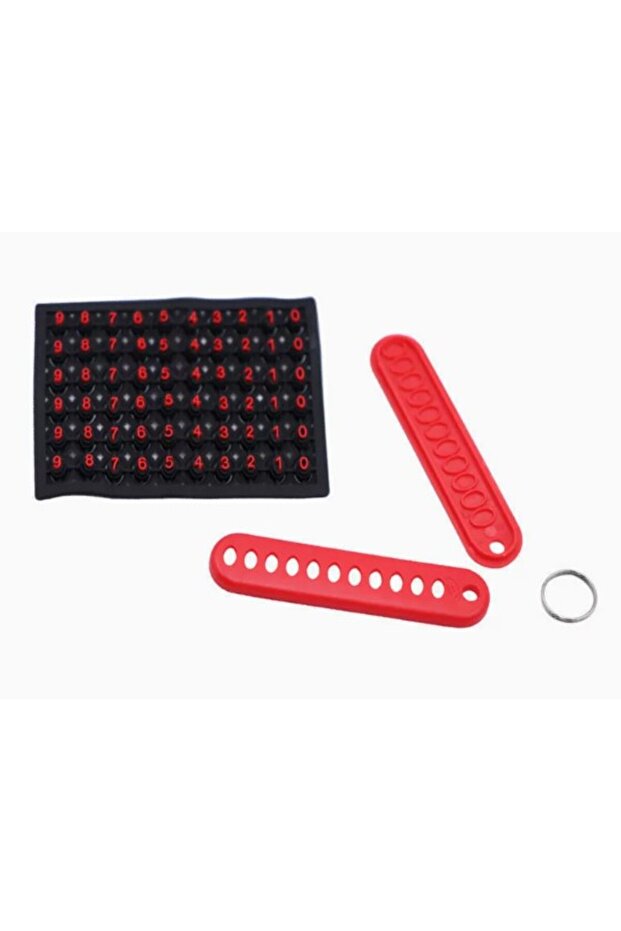 عداد متعدد الأغراض صغير الحجم على شكل سلسلة مفاتيح - 4