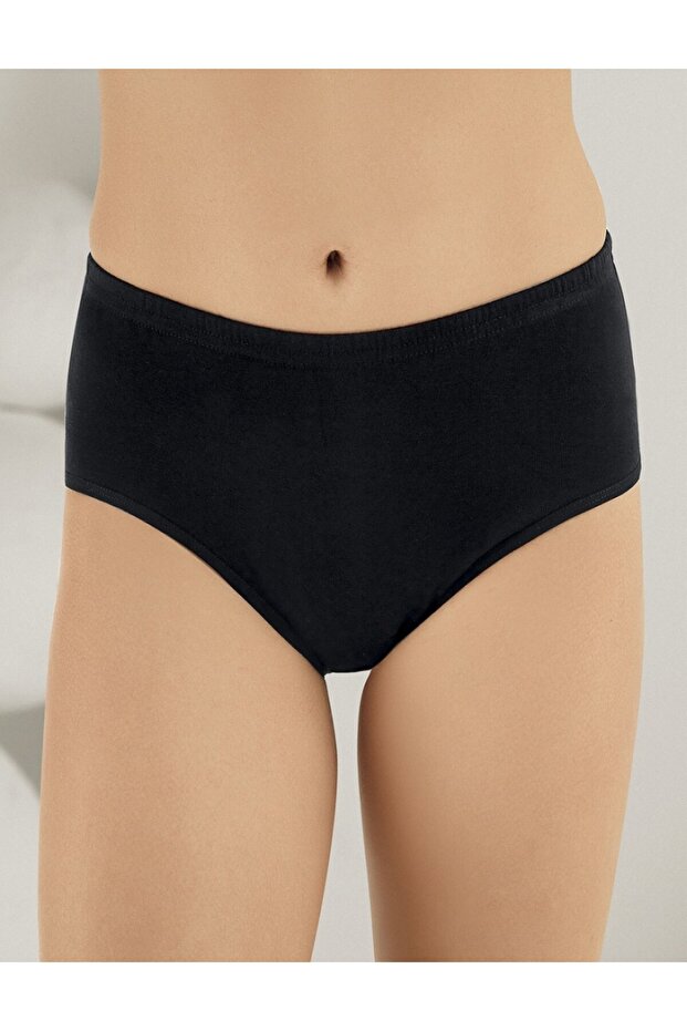 Women'S, 100% Cotton, Ribbed, Bato, 6-Piece Panties