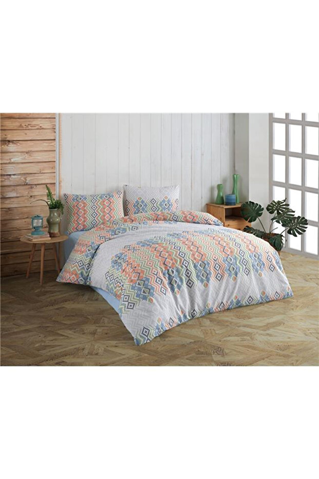 Double Ranforce Duvet Cover Set - 4 Pieces - 100% Cotton - Original Luxury Box