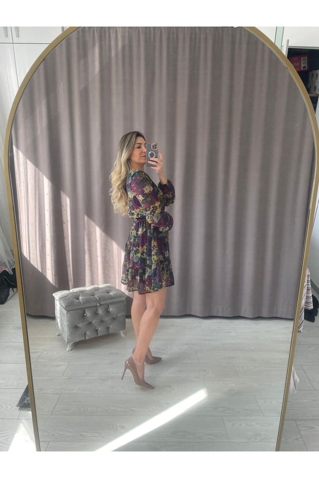 Orjinal Şifon Elbise - 3