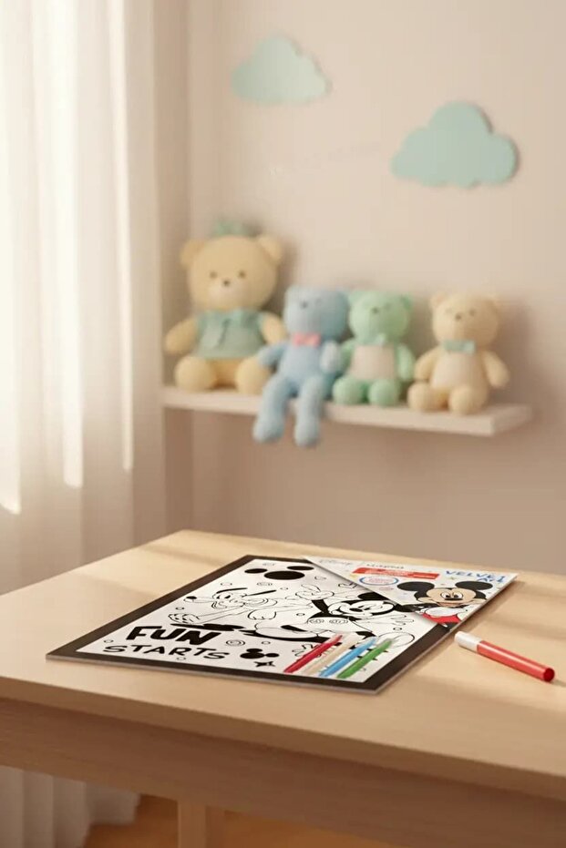 Mickey Mouse Lisanslı Boyama Seti - 5