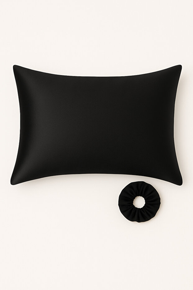 Satin 50X70 cm 1 Pillowcase + Hairpin