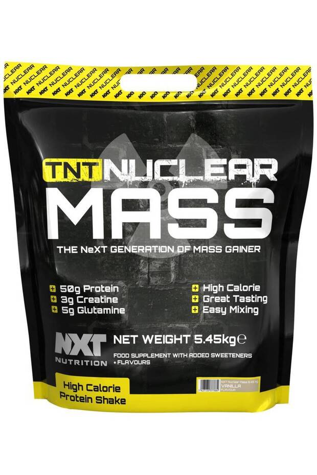 نكست نيوتريشن - تي إن تي نيوكلار ماس جينر (5.4 كجم) Nuclear Mass Gainer - فانيليا