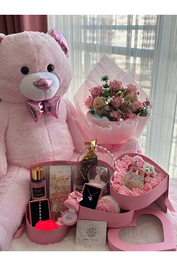 Gösterişli pembe mega boy - 4