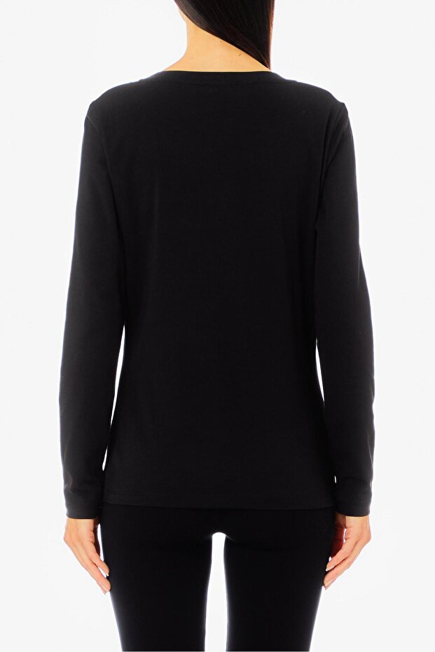 Bisiklet Yaka Bluz - 2