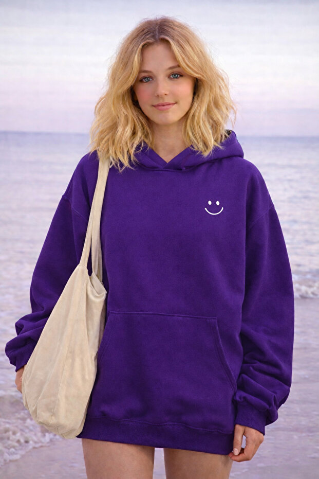 Unisex 100% Cotton Printed Hooded Sweatshirt