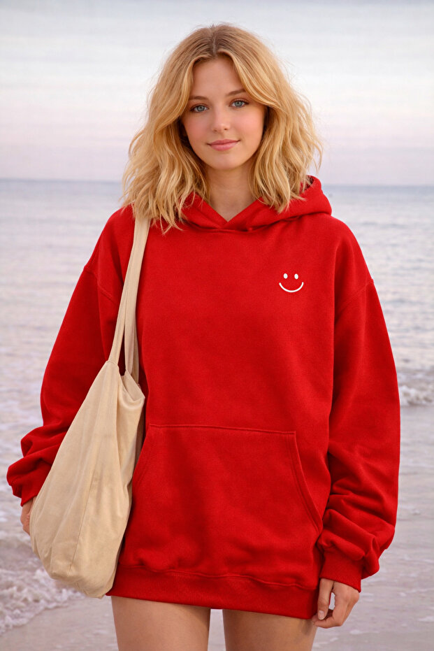 Unisex 100% Cotton Printed Hooded Sweatshirt
