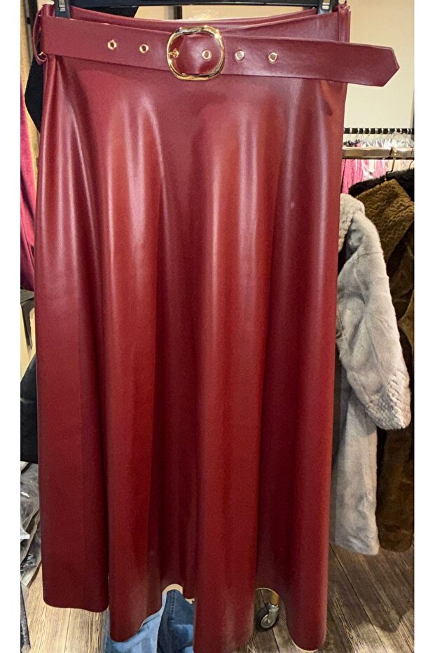 KADIN DERİ ETEK - 3