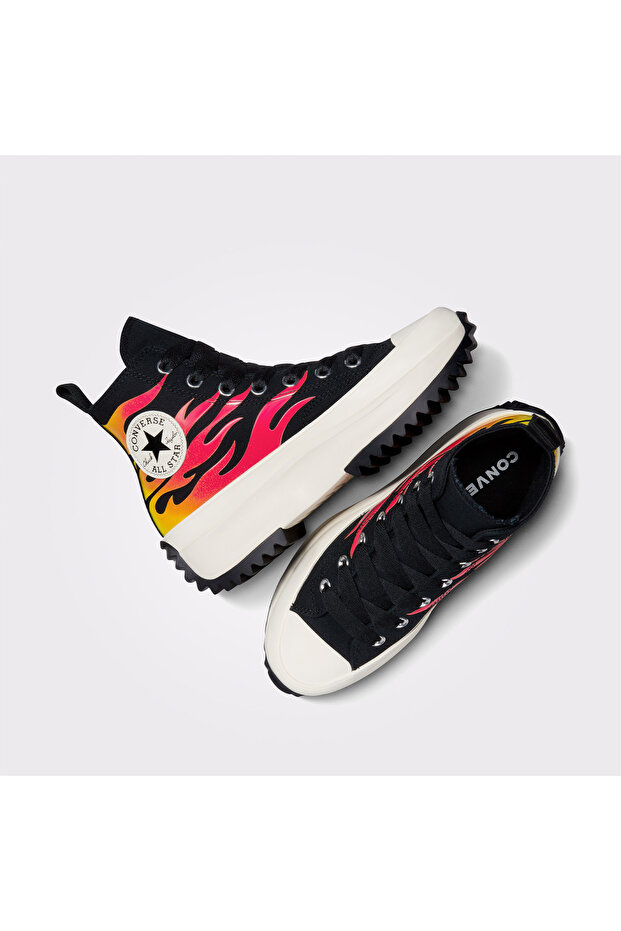 Run Star Hike Unisex Siyah Platform Sneaker - 4