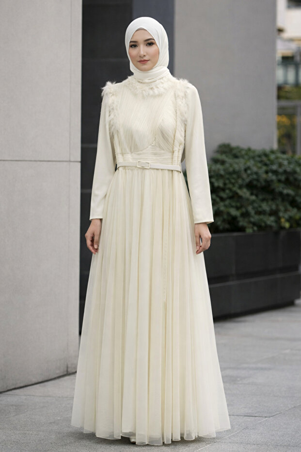 Rochie de seara din tul  - 1