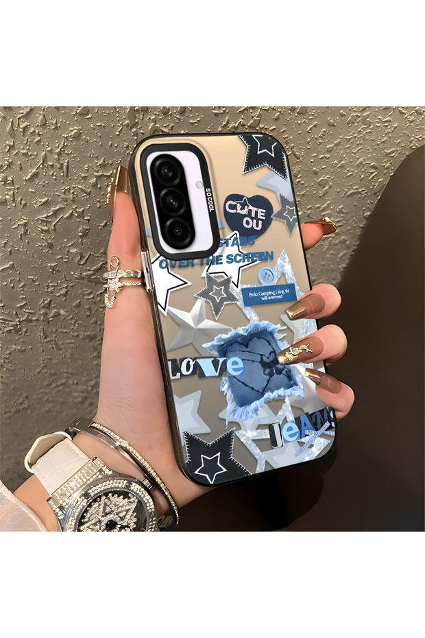 Vivo Y29S Compatible American Retro Collage Style Patterned Anti-Shock Protection