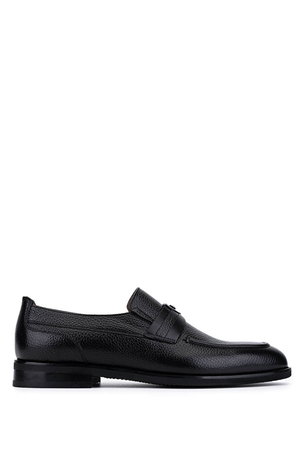 Men's Genuine Leather Black Classic Shoes