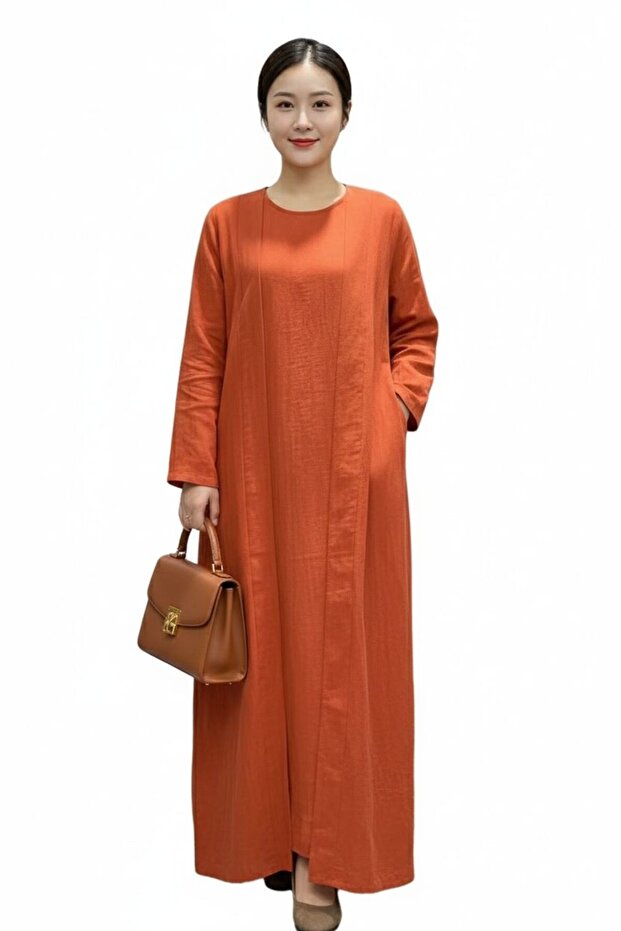 Linen Versatile Two-Piece Casual Jacket and Vest Dress Set