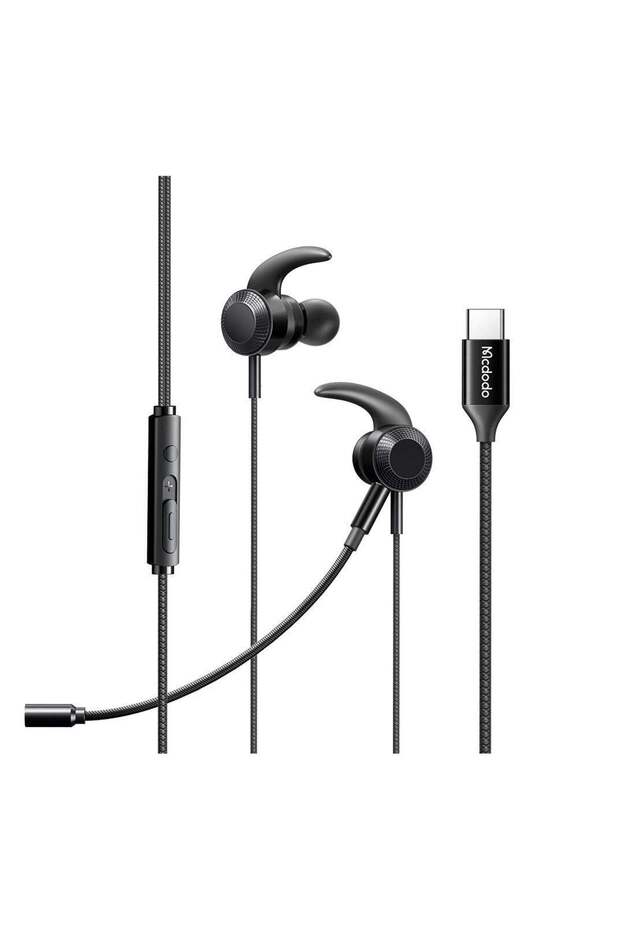 Digital Gaming Earphone for Type-C 1.2m Aluminum Alloy and TPE Enhanced Bass with High-Resolu