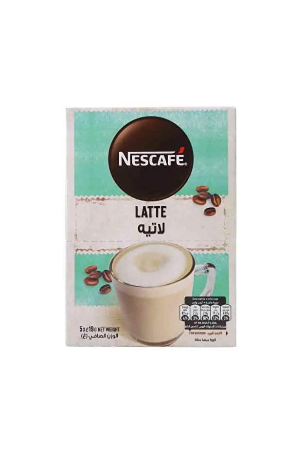Latte Coffee Mix Sachets- 5X19 gms