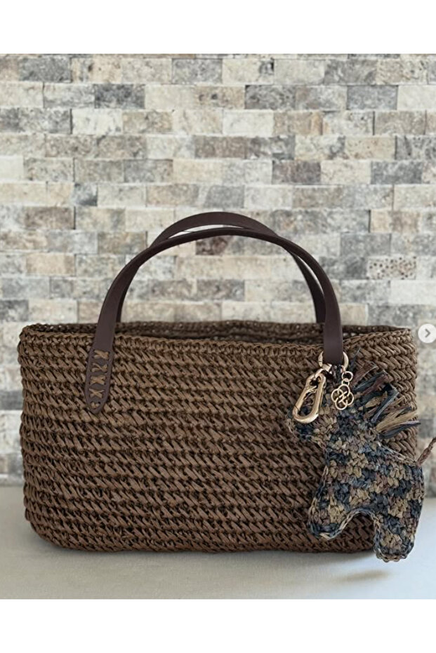 حقيبة رافيا محبوكة - 3