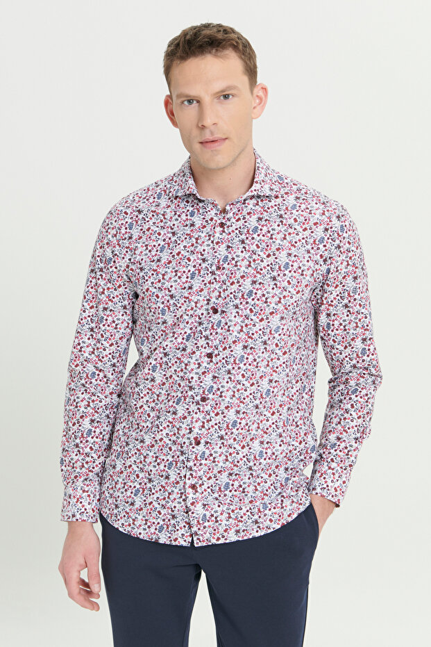 Men's White Red