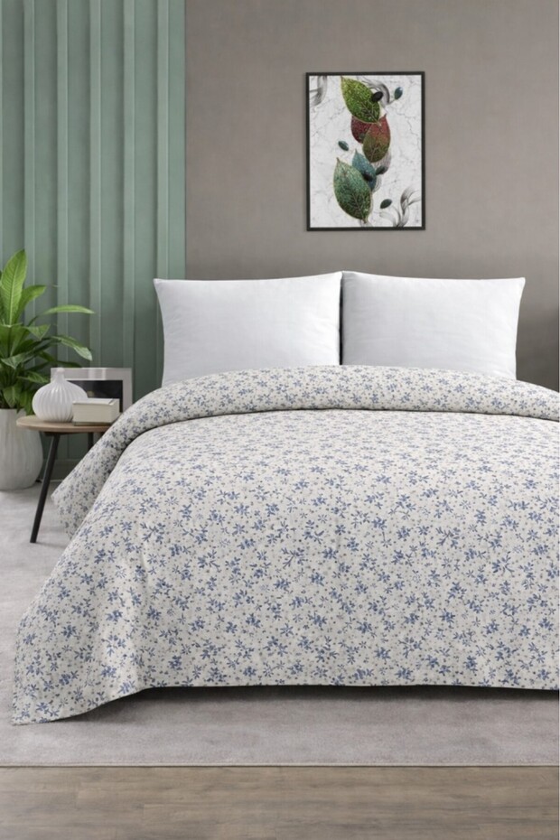 غطاء سرير مزدوج من قماش البيكيه 100% قطن 220×230