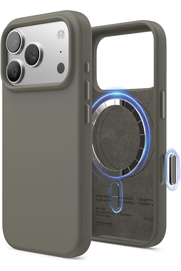 Mag Liquid Silicone for iPhone 17 Pro MAX case cover [Camera Control ] MagSafe compatible