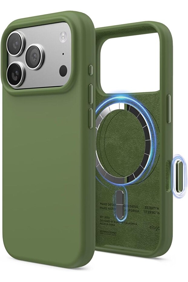 Mag Liquid Silicone for iPhone 17 Pro case cover [Camera Control ] MagSafe compatible