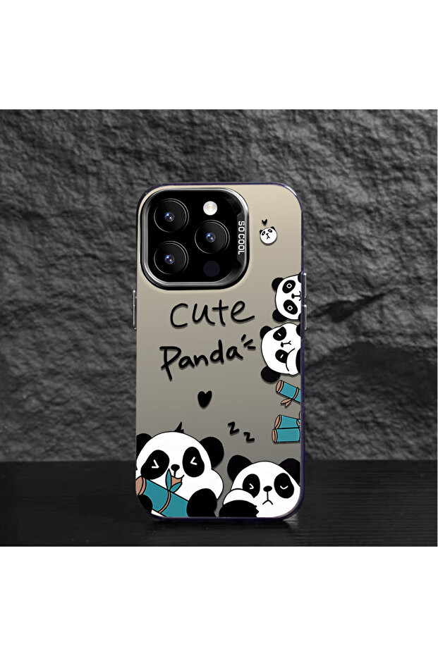 غطاء حماية من السيليكون النحيف المقاوم للصدمات بنمط الباندا متوافق مع هاتف تكنو سبارك 10 برو - 5