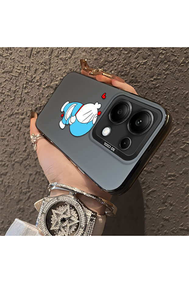 Poco M6 Pro 4g Compatible Doraemon Pattern Shockproof Slim Silicone Case - 3